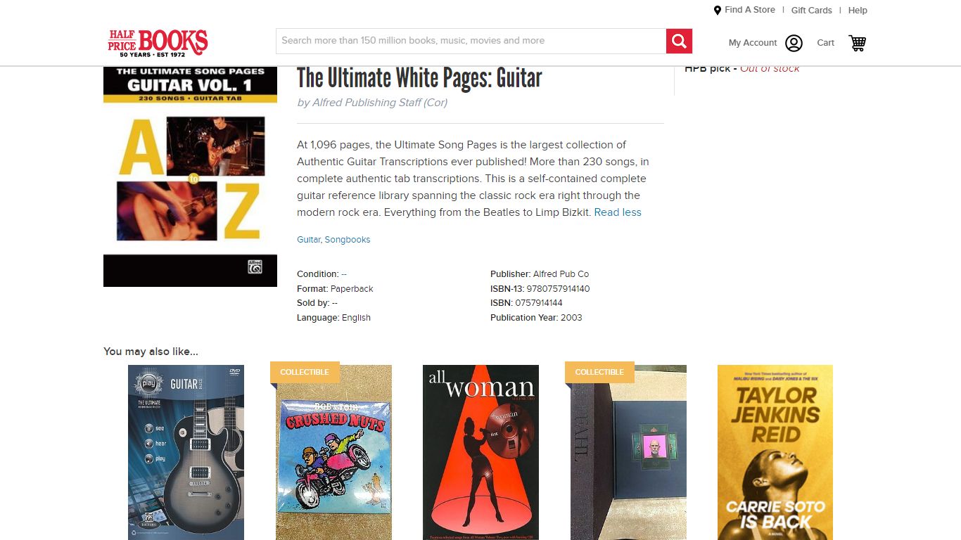 The Ultimate White Pages - Alfred Publishing Staff (COR ...